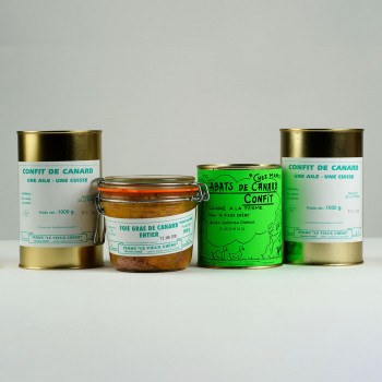 Canard entier confit