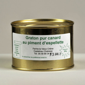 Grattons au piment d’Espelette